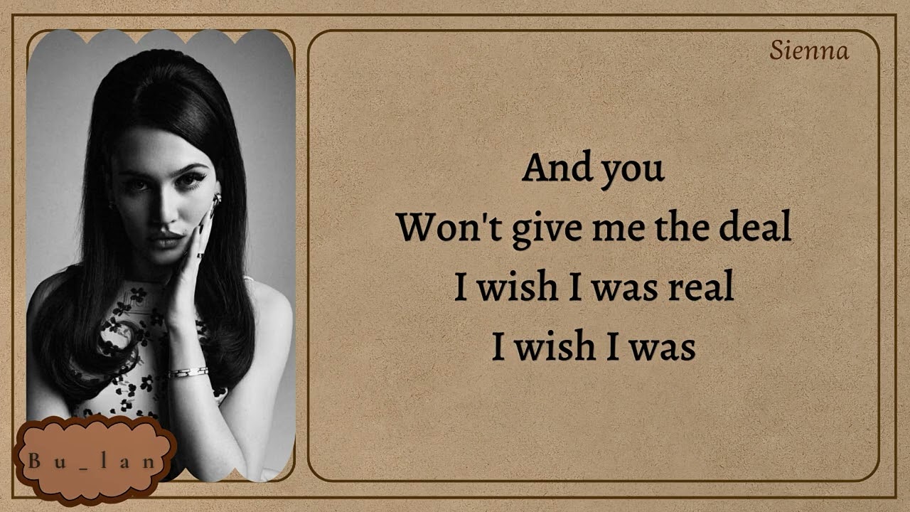 Pure - SIENNA SPIRO lyrics easy 