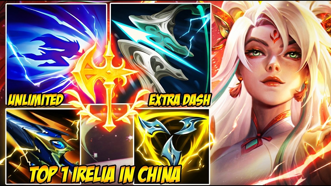 WILD RIFT CHINA TOP 1 IRELIA - IMPOSSIBLE TO ESCAPE! The 