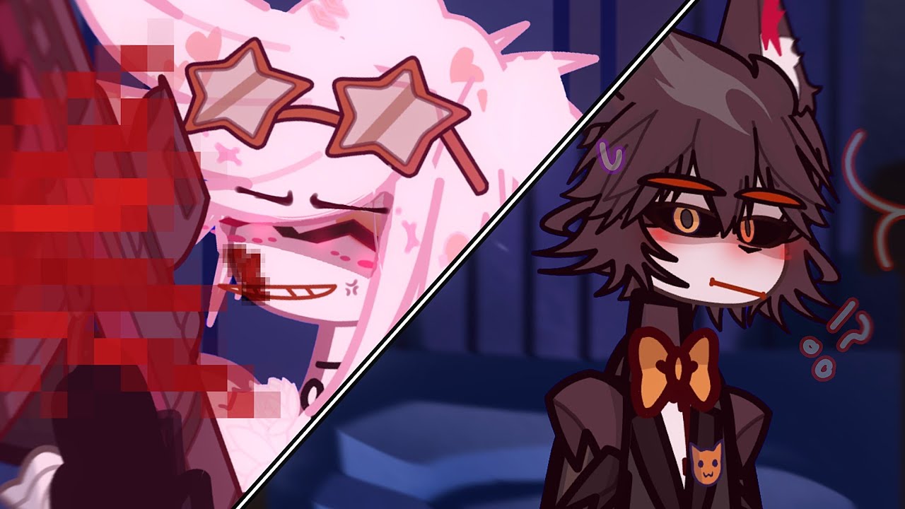 ⁉️ - " CRAZY BUT SHE'S MINE ! " || Overlord Huskerdust + Alastor || Hazbin Hotel Gacha ☆