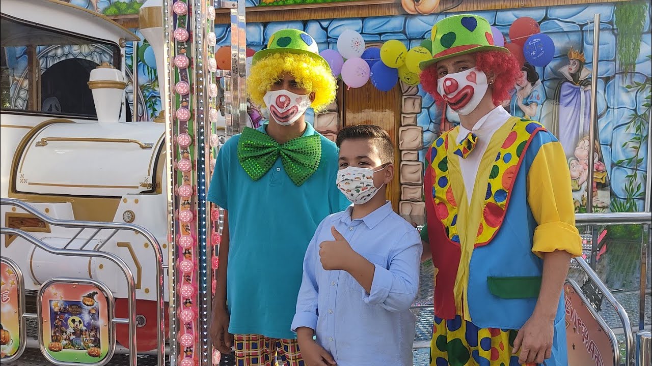 TREN DE LA BRUJA🧙‍♀️Feria Corpus Cristi Granada 2021💃Le ganó la escoba al Payaso🤡