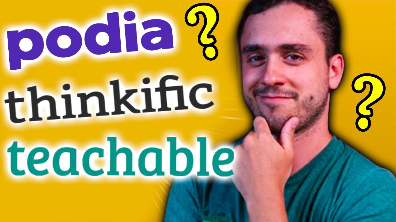 TOP 3 : Meilleure plateforme de cours en ligne 2023 (Teachable vs Thinkific vs Podia)