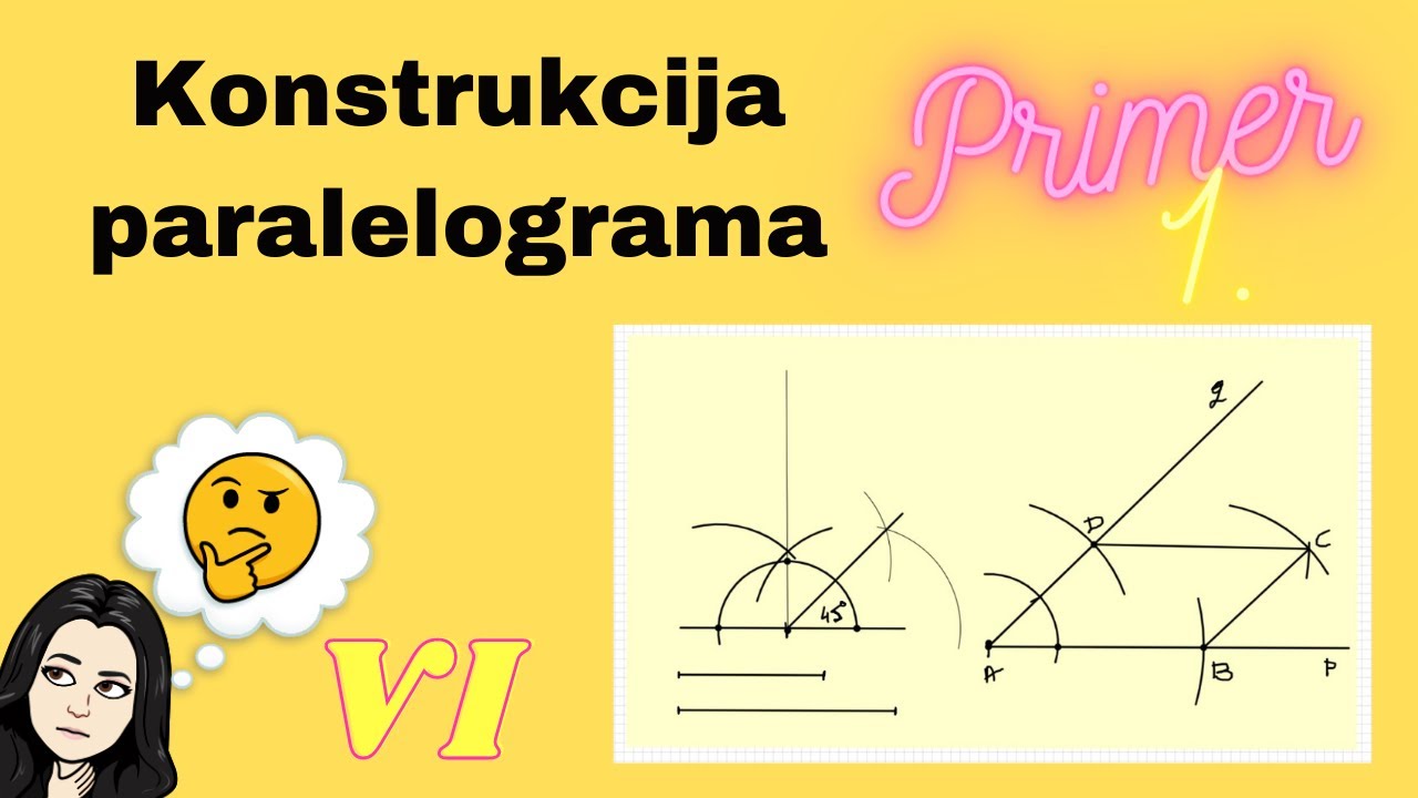 Konstrukcija paralelograma - primer