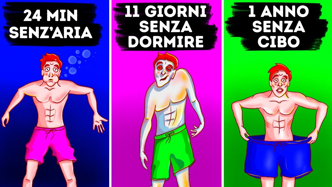 11 Prove Che Il Corpo Umano Può Sopravvivere Oltre Il Suo Limite