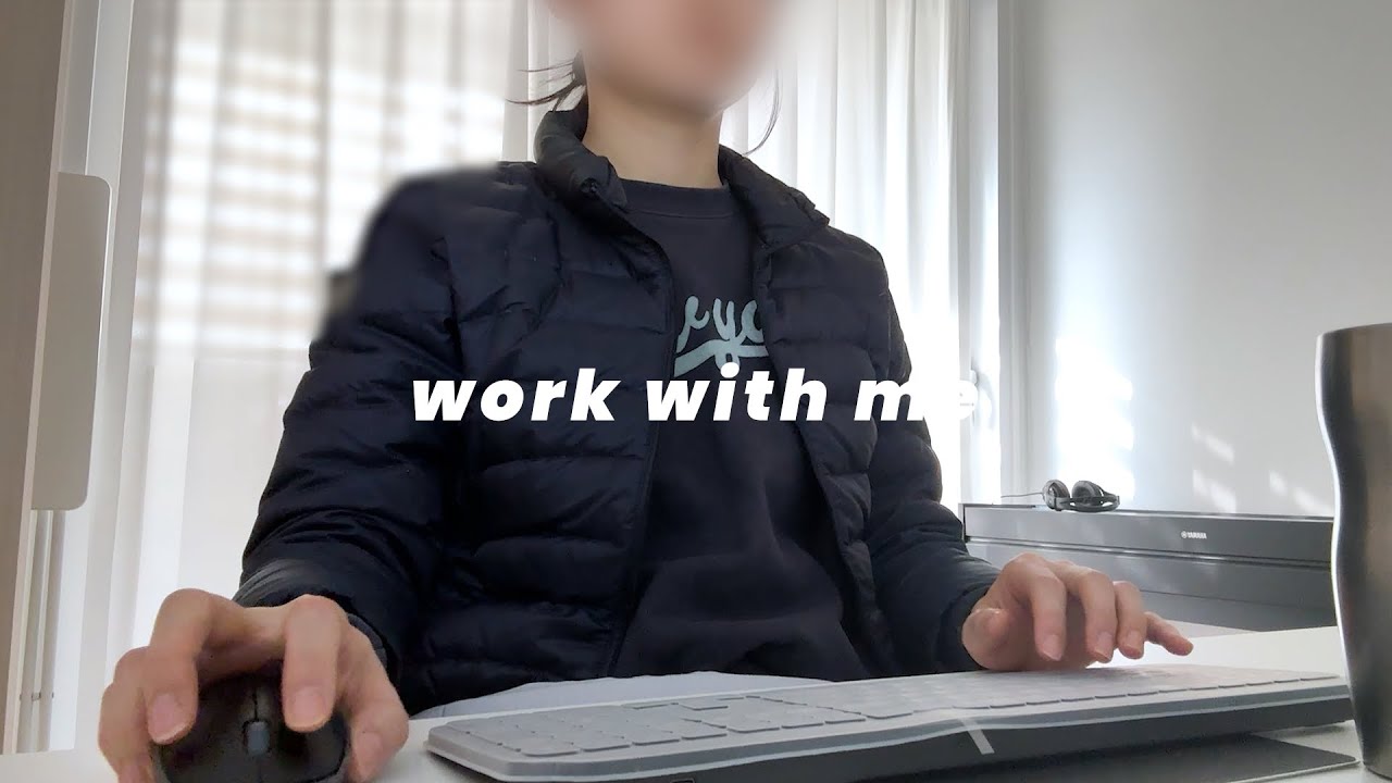 💻46min. Work with me | fire crackling sound | ❌background music