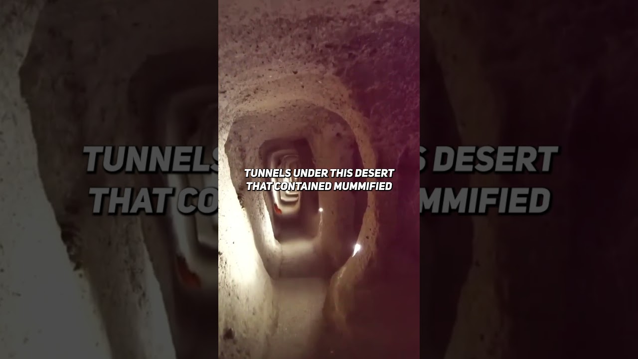 GIANT Mummies Hidden in Death Valley? 😲 The Mystery of the Lost Tunnels! 🔍 #WondraShorts