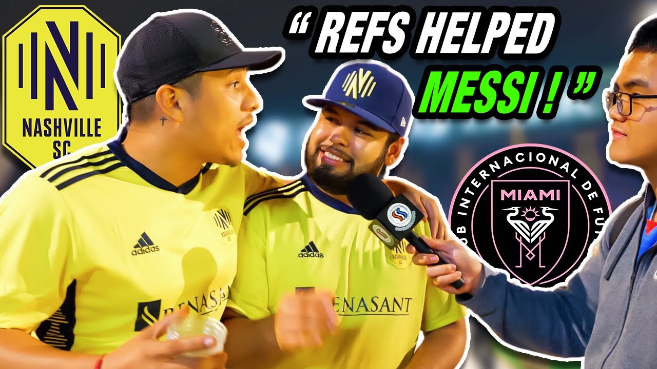 Nashville Fans REACT to MESSI and SUAREZ | Nashville V Inter Miami - Concacaf Champions Cup