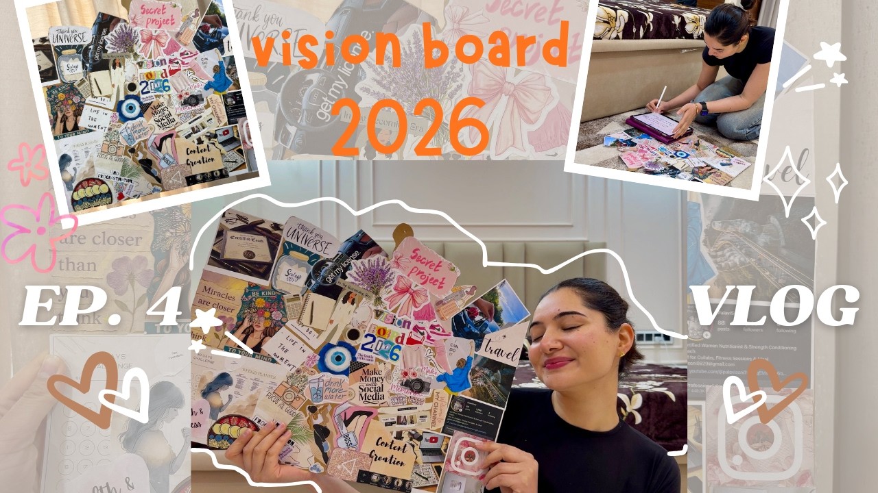 Manifesting My Vision Board 2026