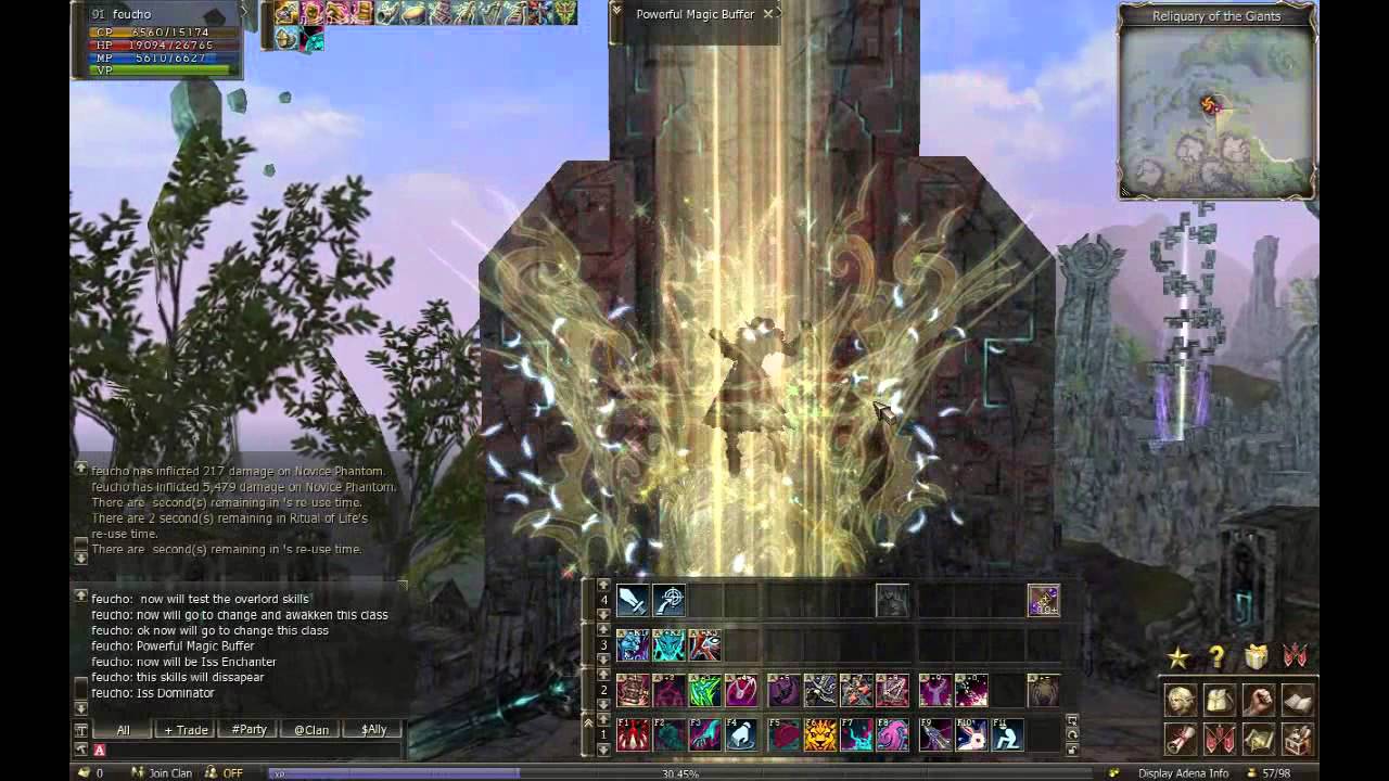 Lineage 2 Ertheia Dominator skills awakenning to Iss Dominator