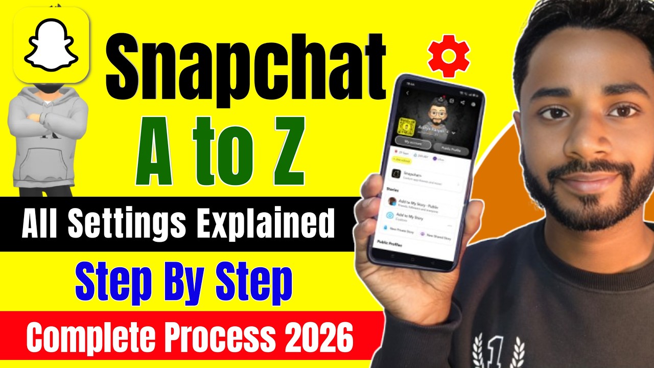 Snapchat ki sabhi A to Z Settings 2026 | Snapchat ki Setting kaise karen | Full Information