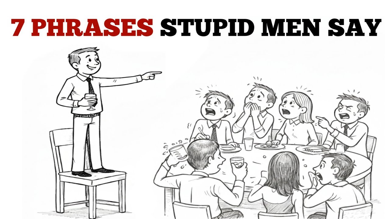 7 Phrases Stupid Men Always Say (Stoicism)