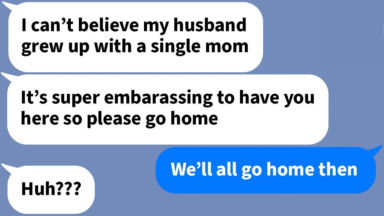 【Apple】 My son's wife made me go home from the wedding because I was a single mother.