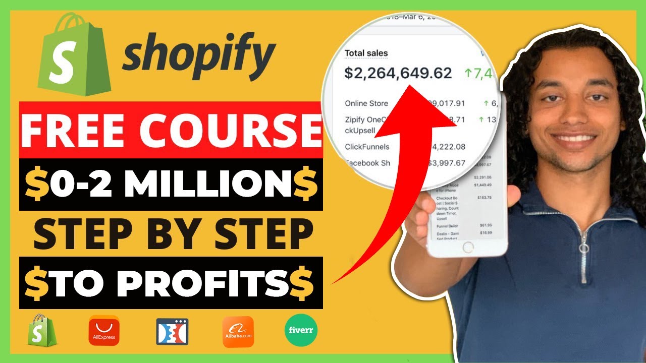 БЕСПЛАТНЫЙ курс по Shopify дропшиппингу | С $0 до $2 миллионов (2022)