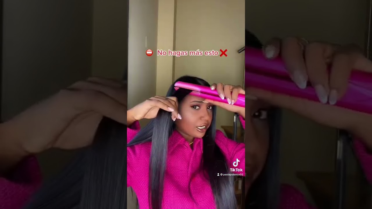 Forma correcta de pl&aacute;nchate el cabello