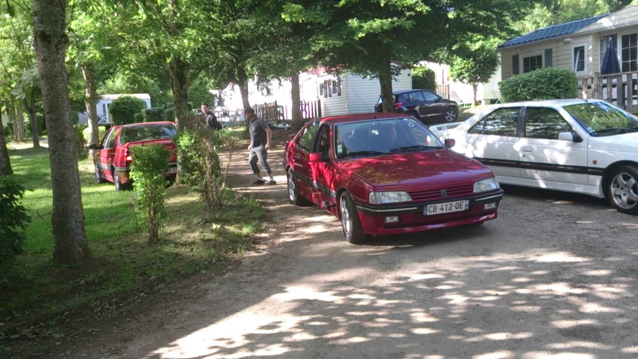 club 405 T16 d&eacute;part du camping