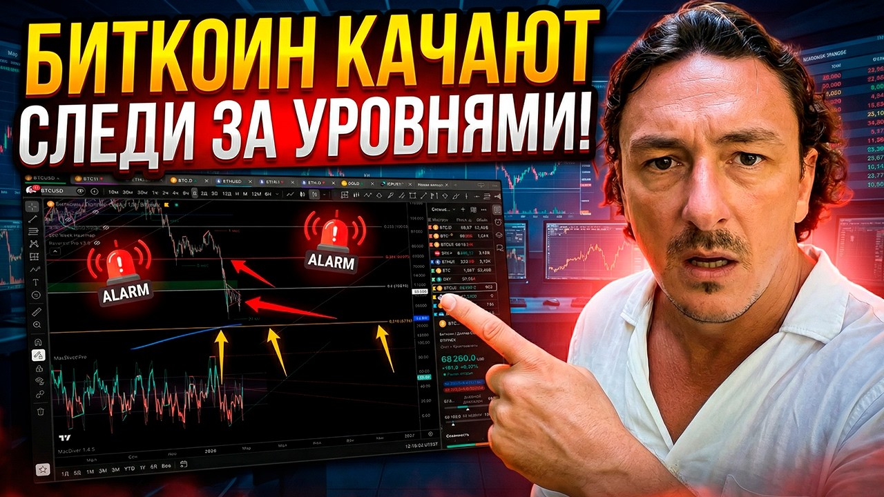 🐋 БИТКОИН КАЧАЮТ | СЛЕДИ ЗА УРОВНЯМИ!