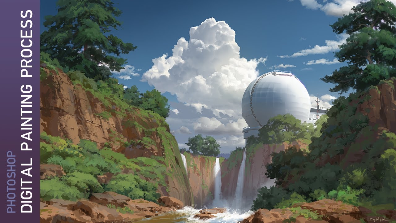 Obs - digital painting process