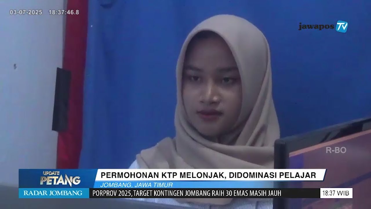 Permohonan KTP Melonjak, Kantor Dispendukcapil Jombang Didominasi Pelajar