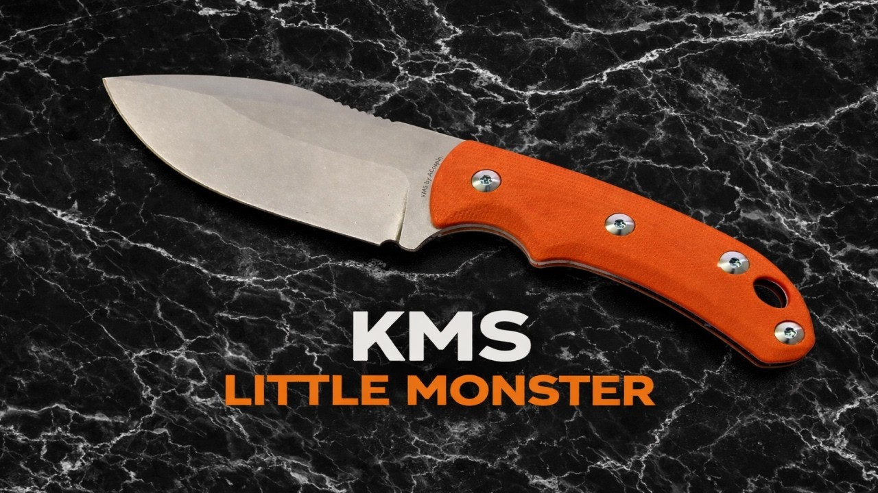 KMS Little Monster – настоящий бульдог среди ножей с фиксированной передачей для повседневного но...