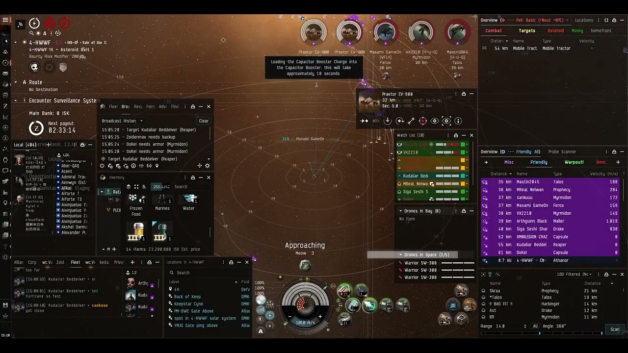 Hurricane Kiting Experience | EVE Online PVP Battle Royale