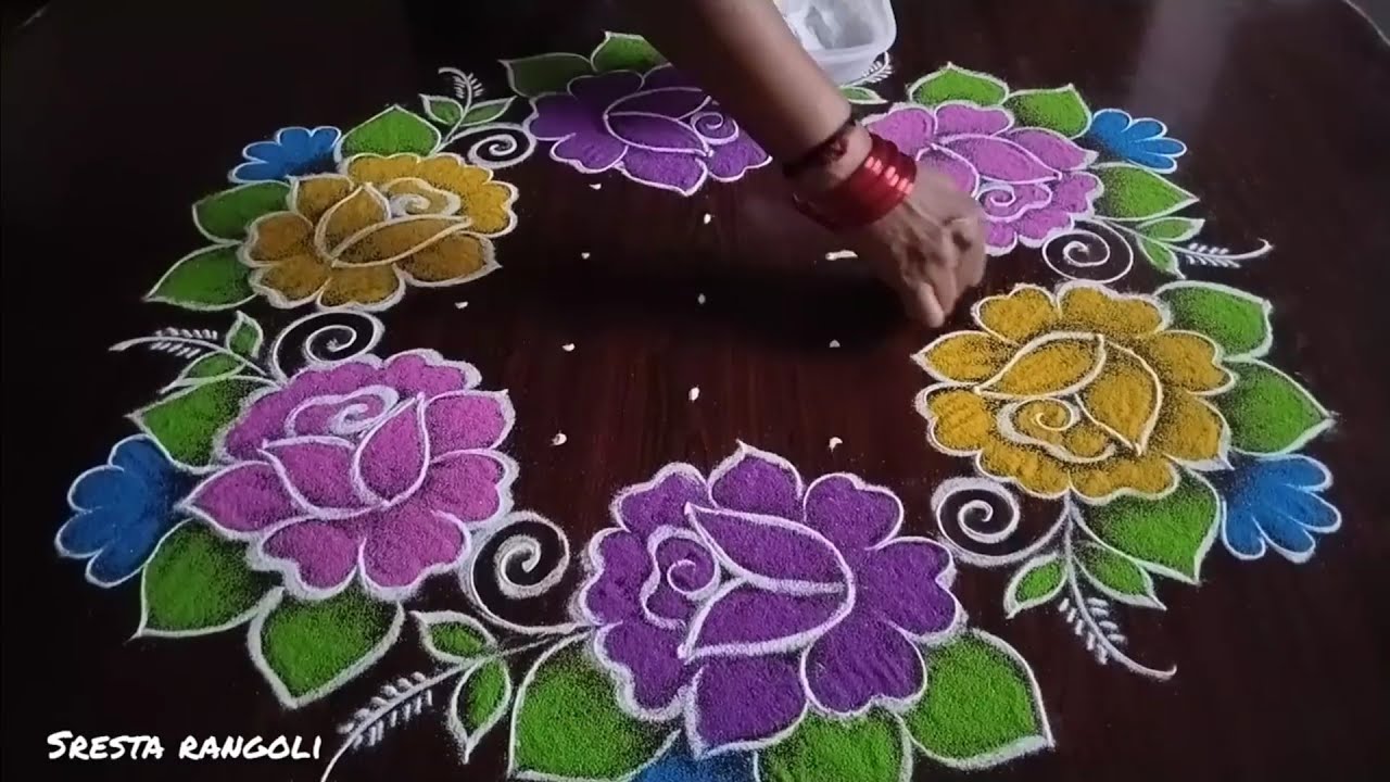 Sankranti special chukkala Muggu (7×4) dot's...