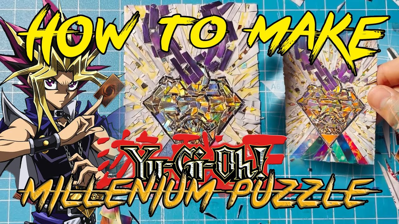 How to Make The Millennium Puzzle from Old Yu-Gi-Oh Cards