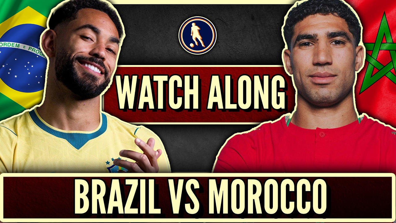 Brazil vs Morocco Live Watchalong! | 2026 World Cup Group C