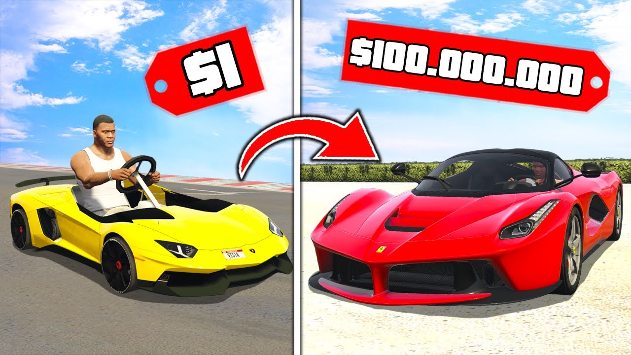 AUTO de $1 vs AUTO de $100.000.000 en GTA 5