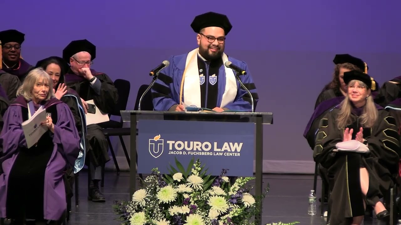 Commencement 2025 - Ronnie D. Cohen Class Orator - Joshua R. Stickell