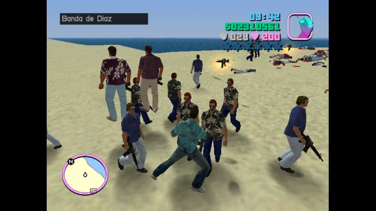 GTA Vice City | Gang war between the Diaz Gang and Vercetti Gang (with mods)