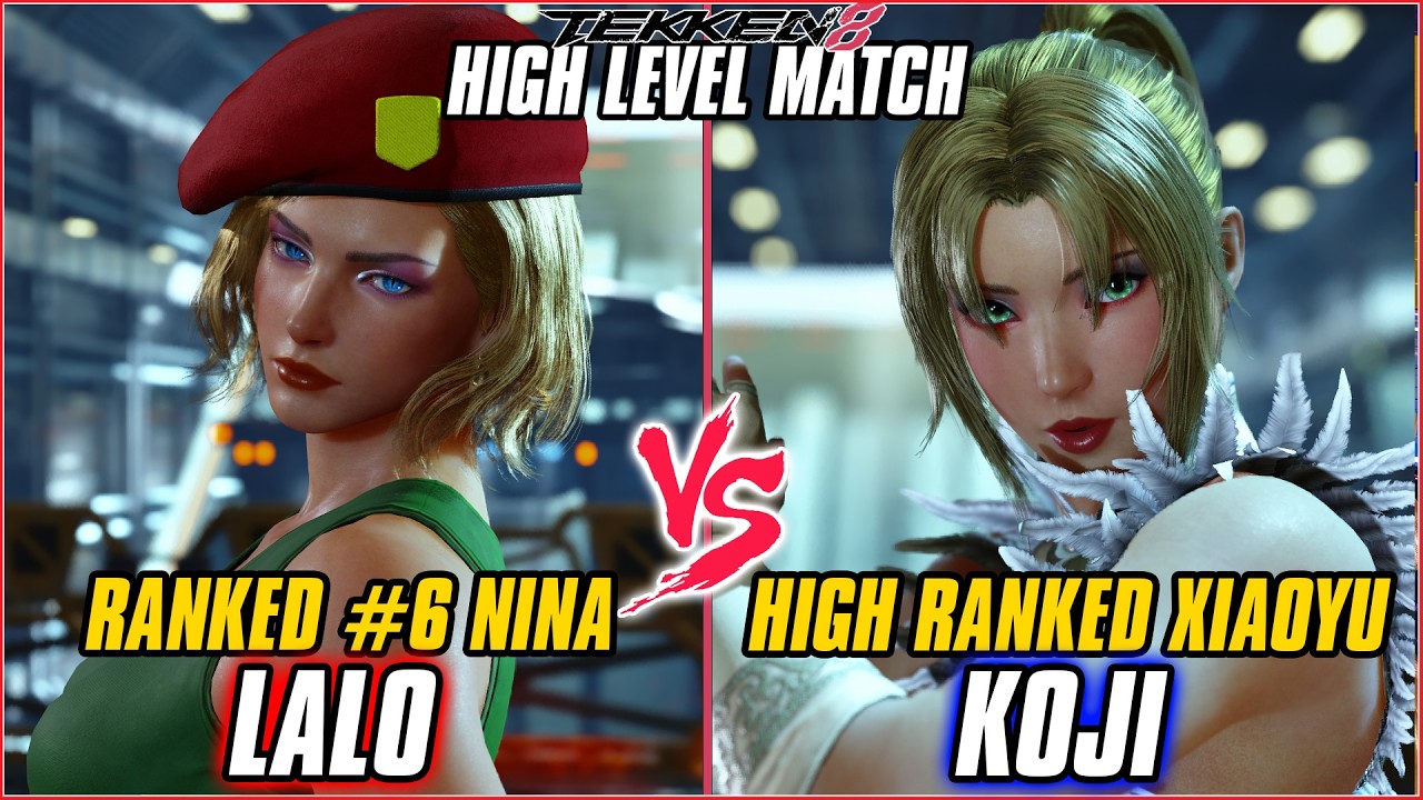 TEKKEN 8 ▰ LALO (#6 Ranked Nina) vs KOJI (Xiaoyu) ▰ T8 HIGH LEVEL GAMEPLAY