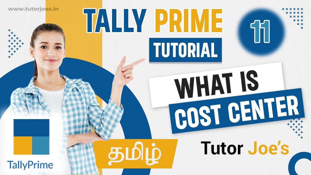 How to make Cost Center Creation  in Tally Prime Tamil | Tutor Joes