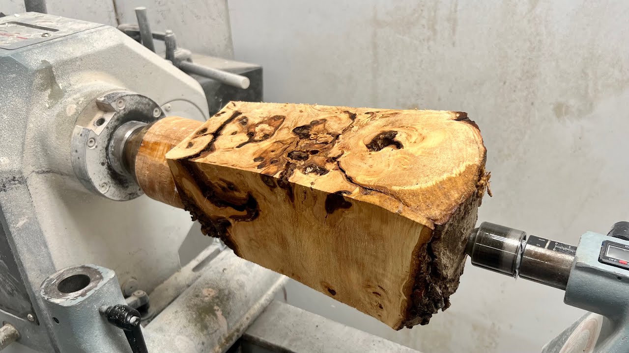 I Turned Trash Wood Into a Stunning Vase