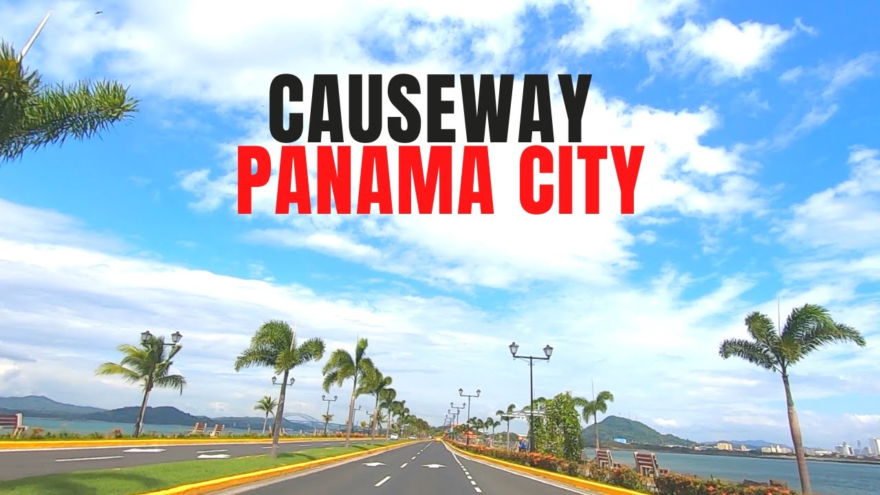 Driving in Panama City - Causeway - Calzada de Amador