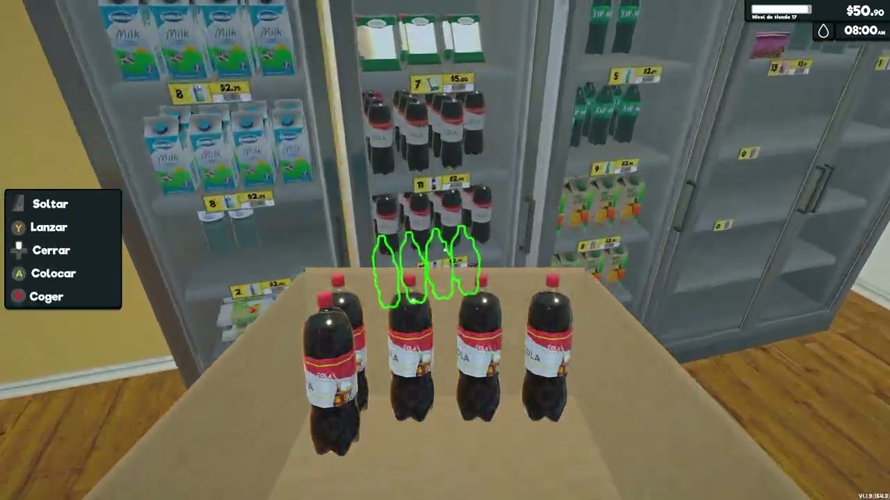 Falta de Guita y hasta el cuello de deudas Dia 14 Supermarket Simulator