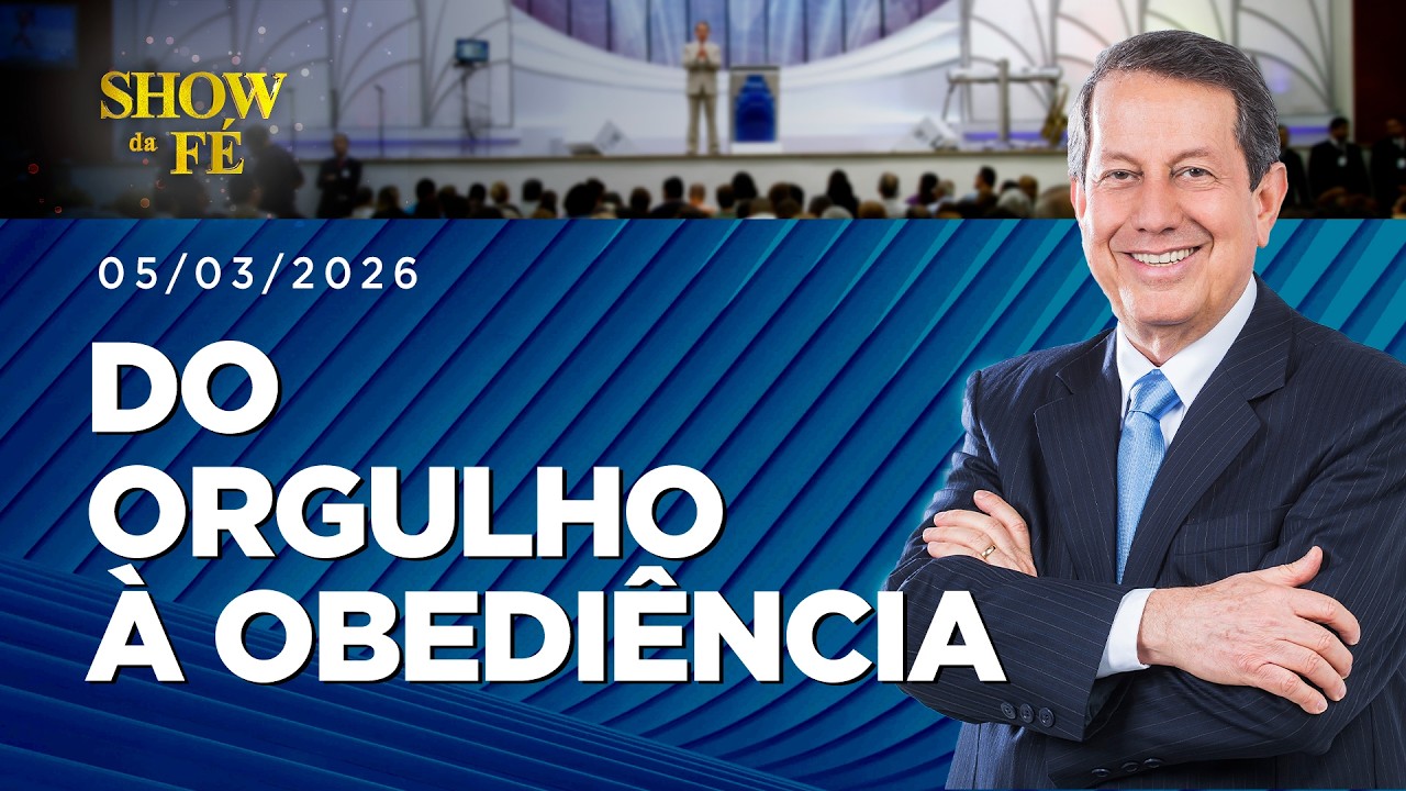 Show da Fé AO VIVO, Domingo às 7H( 01/03/26)