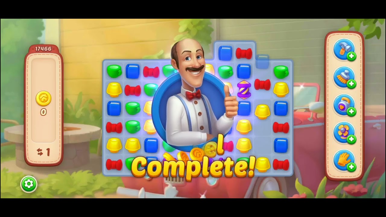 Homescapes games Level 17461 to 17478