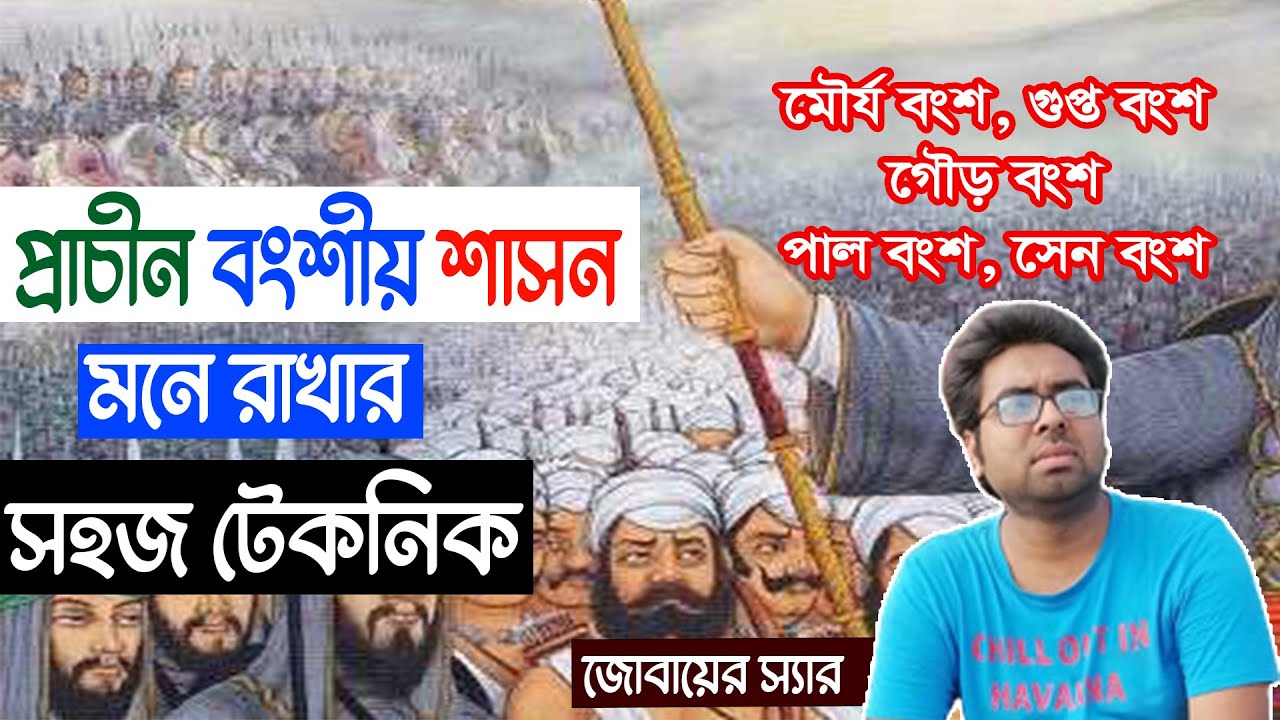 প্রাচীন বংশীয় শাসন | শূন্য খ্রিষ্টাব্দ থেকে সকল বংশীয় শাসনের ইতিহাস | Zubair Ahmed GK