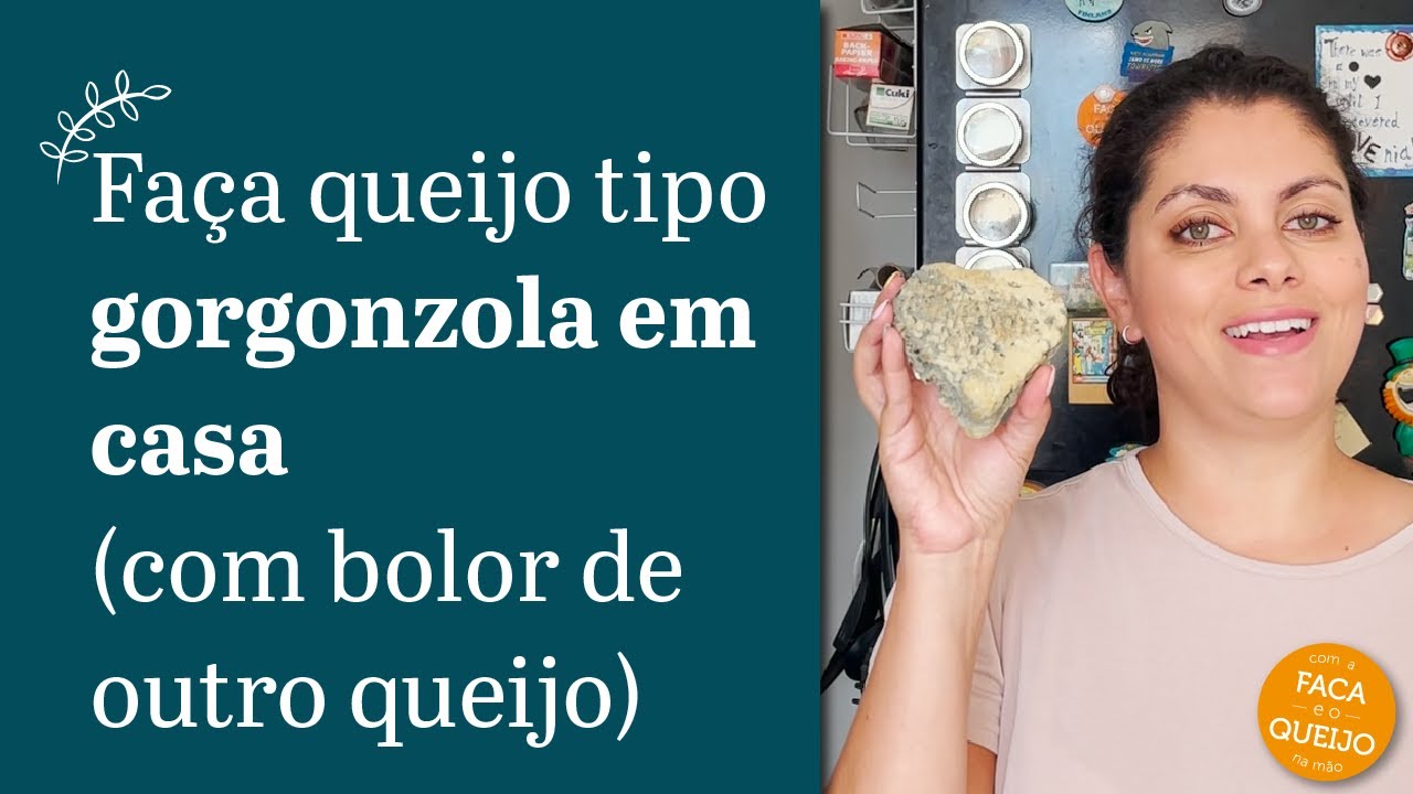 Como fazer queijo tipo gorgonzola pegando bolor de outro queijo (receita completa)