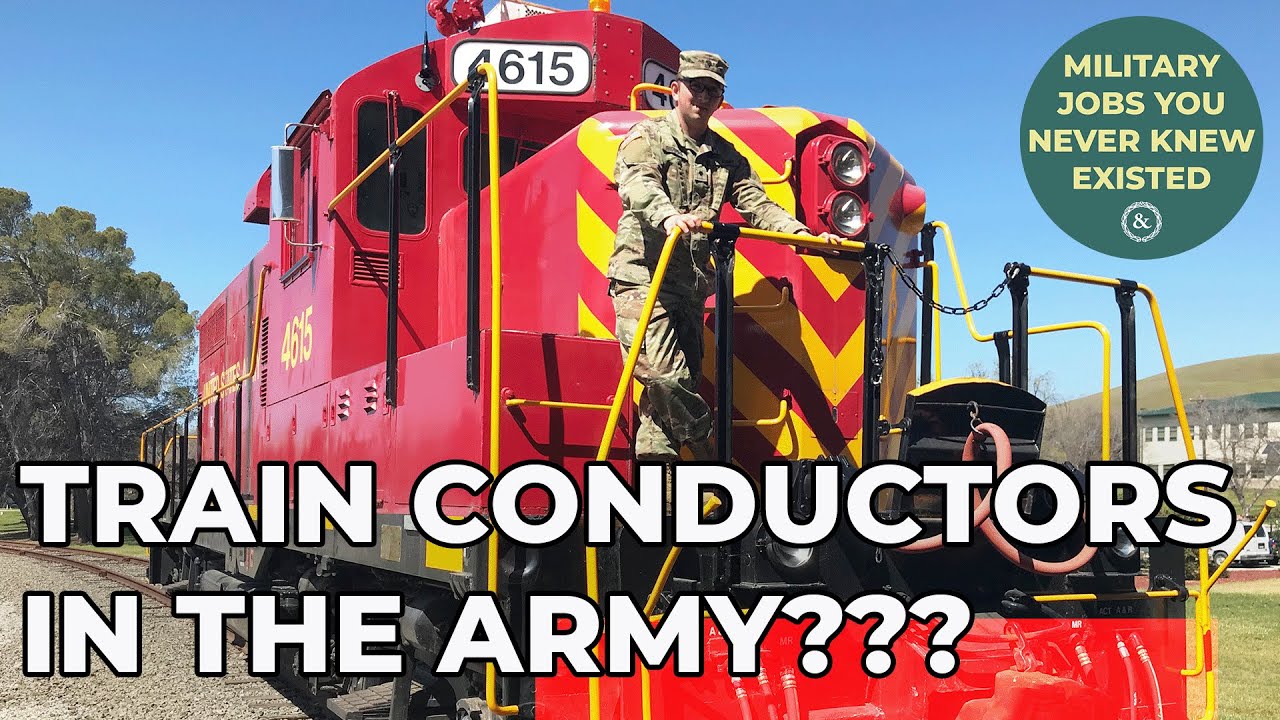 THERE ARE TRAIN CONDUCTORS IN THE US ARMY?! | Military Jobs You Never Knew Existed