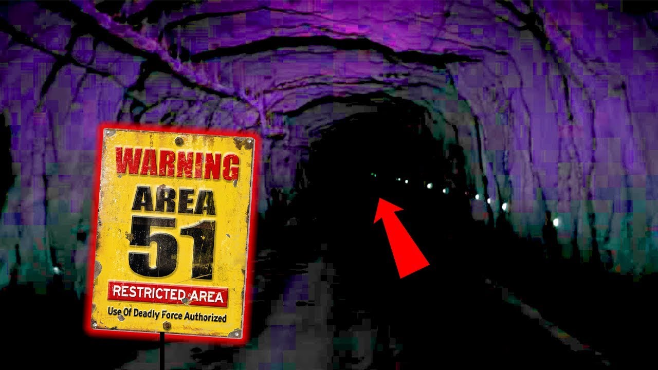 SOMETHING IS IN THE AREA 51 TUNNELS WITH US / EXPLORING THE TOP SECRET AREA 51 TUNNEL