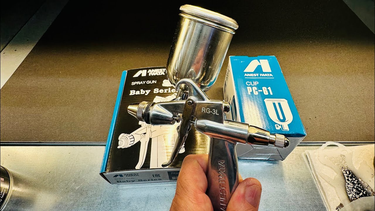 Lure Painting: Iwata Mini Spray Gun RG-3L for heavier Lure Applications