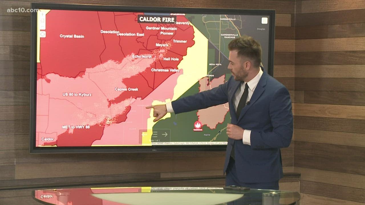 Evacuations maps as Caldor Fire continues to spread | California Wildfires