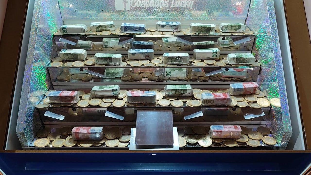 JUGUEMOS!! ACUMULANDO PARA EL GUARDADITO!!!  (MAQUINA TRAGAMONEDAS DE CASCADA DE $10)