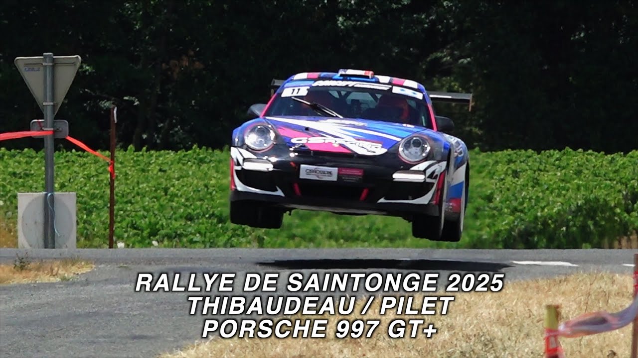 Thibaudeau & Pilet Porsche 997 GT+ Rallye de Saintonge 2025 #onboard #rally #fpvdrone