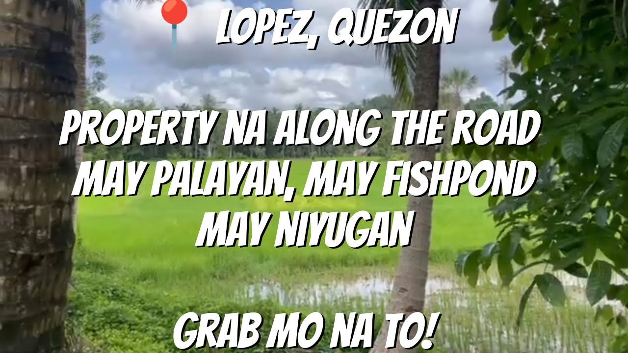 VLOG 173:📍LOPEZ, QUEZON/5.1HAS/ALONG THE RD/150METERS FRONTAGE/MAY 1.2HAS NA PALAYAN/₱5.4M ONLY