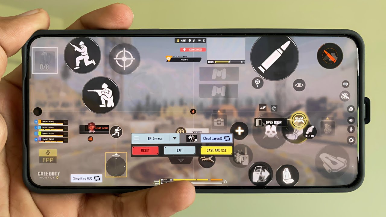 Best 4 Finger HUD, Sensitivity Settings and Best Loadouts for CODM Battle Royale w/ HANDCAM Gameplay