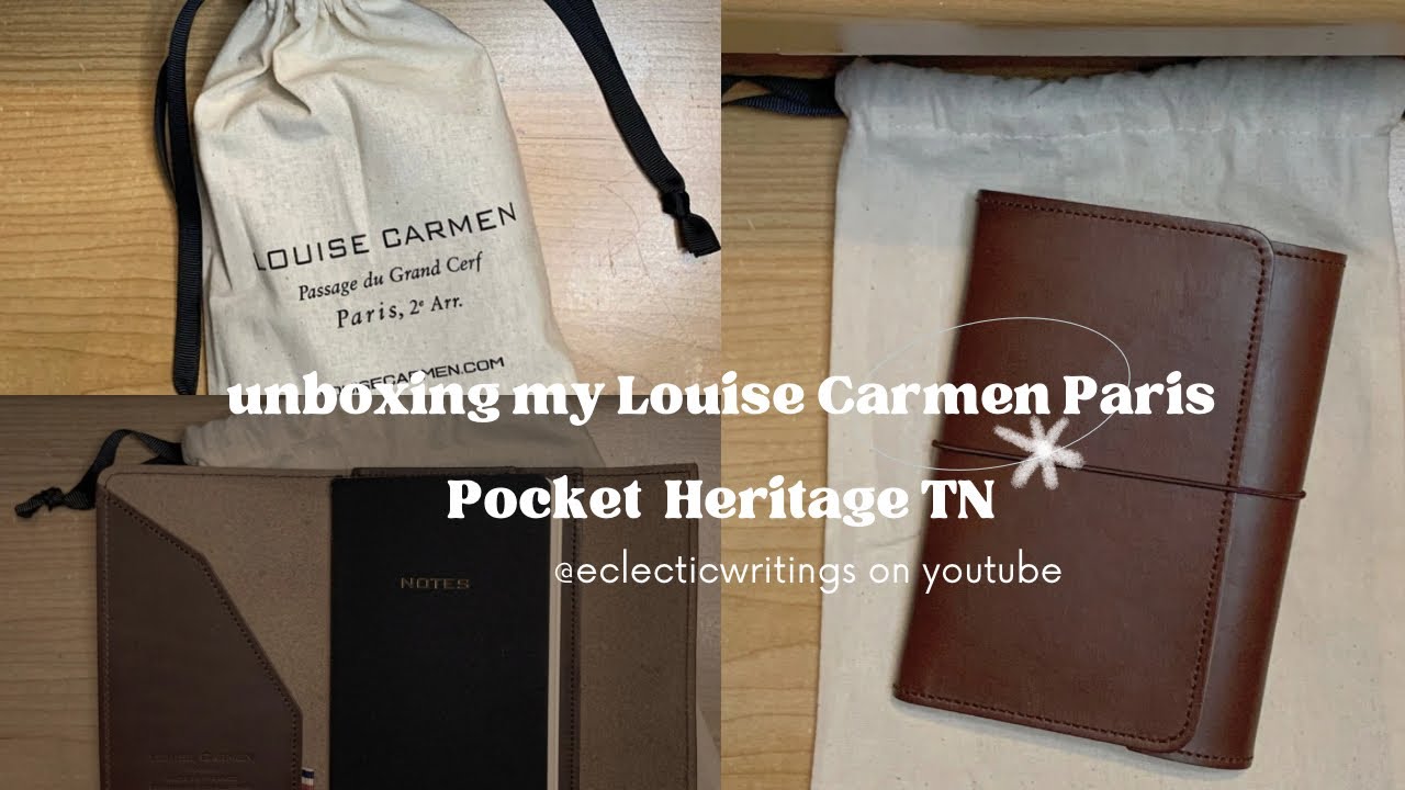Unboxing my Louise Carmen Paris Pocket Heritage TN