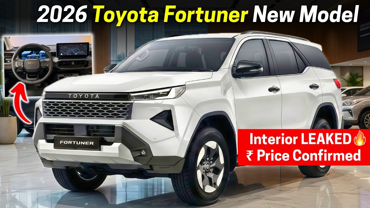 2026 Toyota Fortuner New Model - Panoramic Sunroof, Level 2 ADAS and Launch Confirmed ?