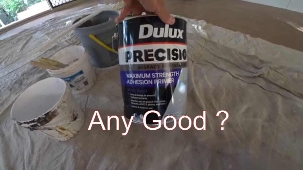 Repainting a 220 square metre home using Dulux Precision on the old gloss trim.