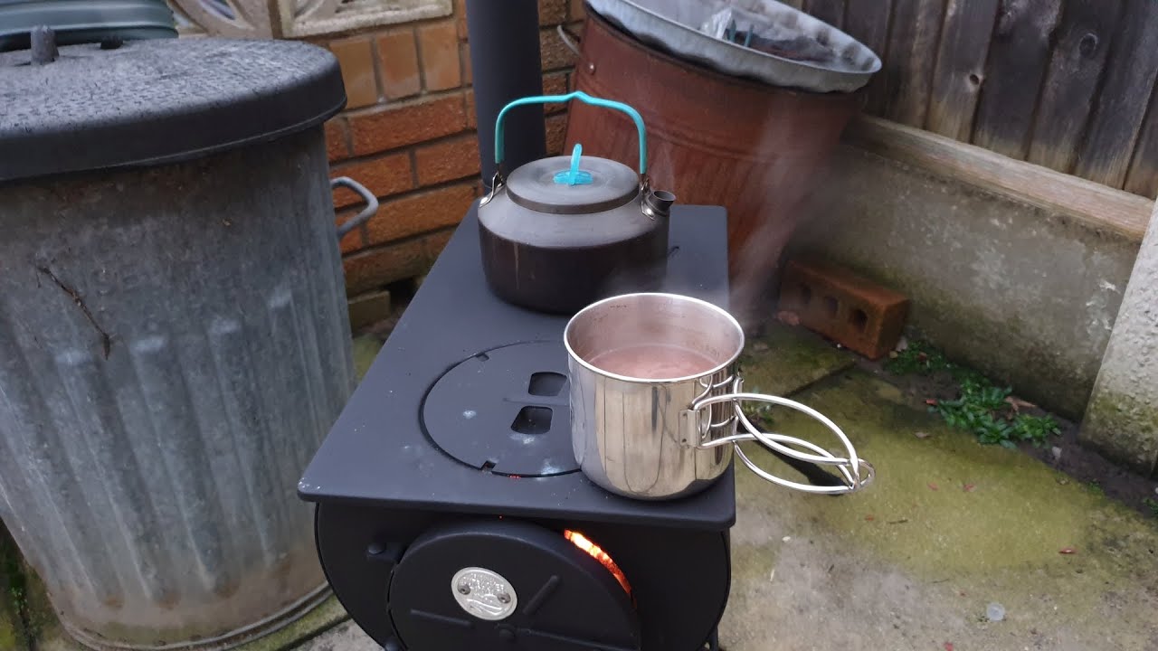 Outbacker Frontier Stove unpacking and first burn